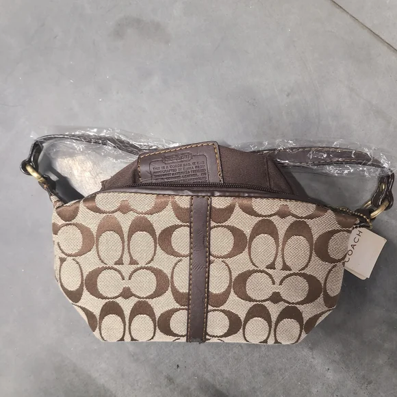 Coach Brown Signature Canvas Bag - Picture 1 of 5
